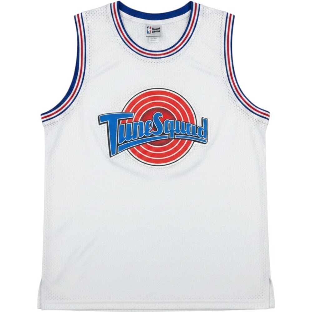Space Jam Tune Squad Michael Jordan 23 Basketball Jersey White XXL Mesh Movie - Picture 2 of 7